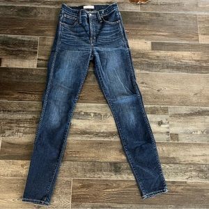 Madewell 10” Highrise Skinny Denim Size 26T